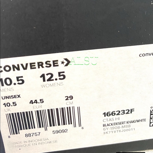 Converse Ctas High Top Canvas Desert Khaki Men’s - Picture 11 of 11